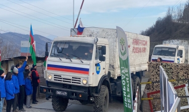 Xankəndidən Laçına 14 avtomobil keçib