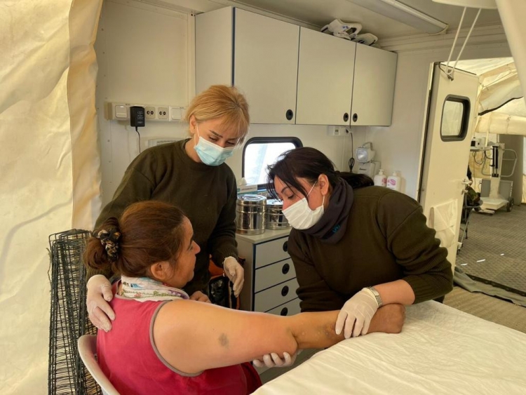 FHN-in mobil səhra hospitallarında 729 nəfərə tibbi xidmət göstərilib -